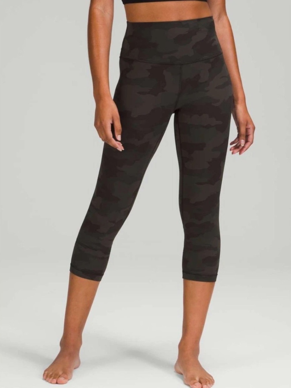 Lululemon Align Like New 25” Inseam Size 14 Heritage Camouflage Deep Coal HR - Picture 2 of 9